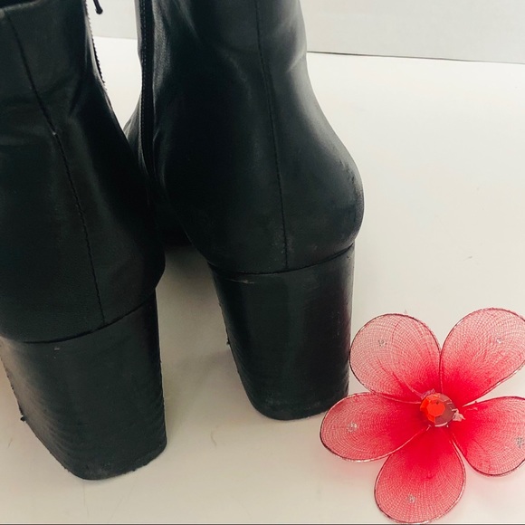 SOLE/ SOCIETY booties with side zipper. - Picture 10 of 14